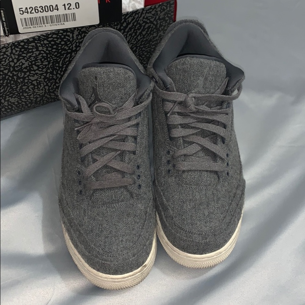 Air Jordan three retro wool
